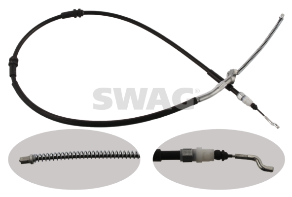 Cablu, frana de parcare 30 93 6712 SWAG